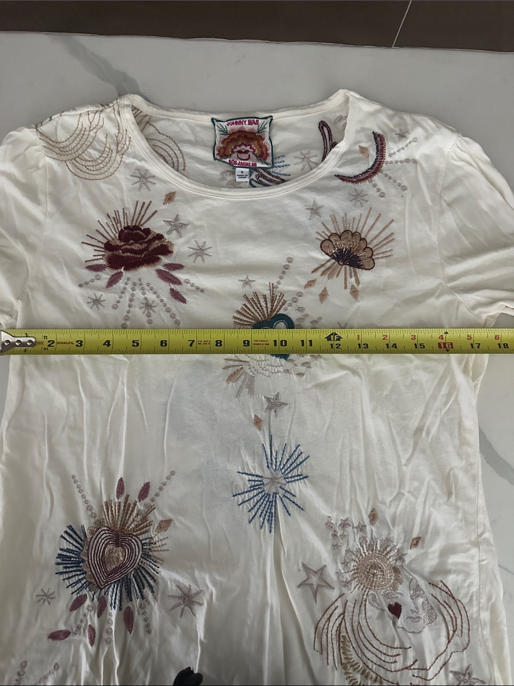Victoria Puff Sleeve Tee by Johnny Was - Picture 10 of 10
